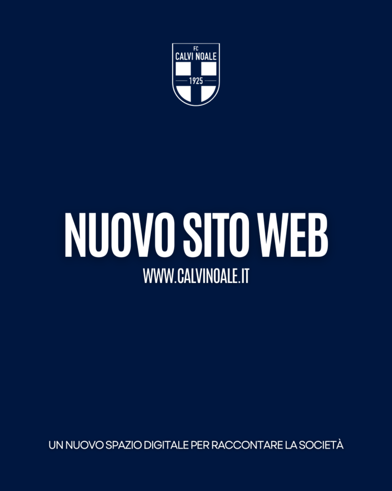 FC Calvi Noale, online il nuovo sito web ufficiale
